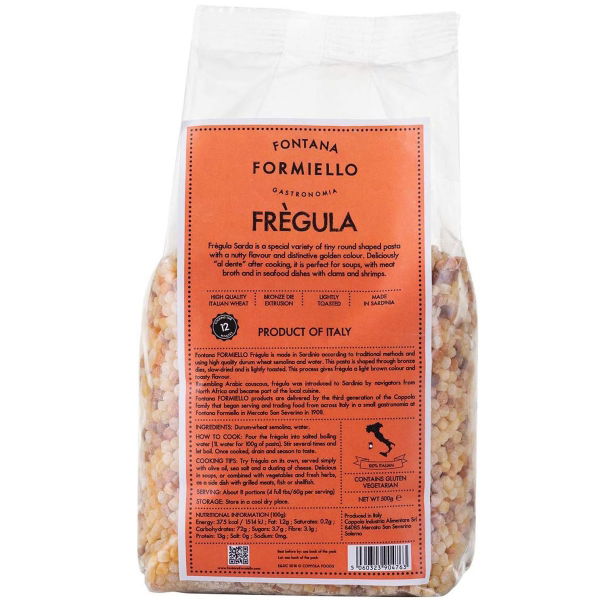 Fontana Formiello - Fregula 'Sardinian'' Pasta (24x500g)