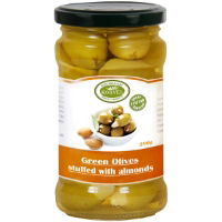 KORVEL - Olives Green stuffed with Almonds (12x290g)