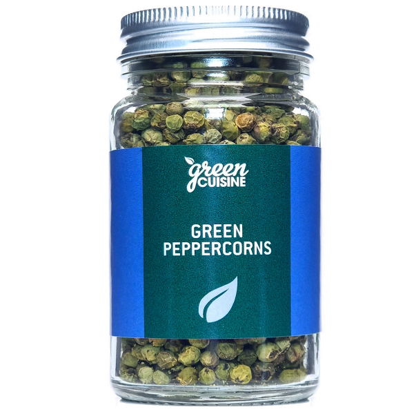 Green Cuisine 'Jars' - Peppercorns Green (6x25g)