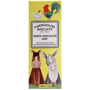 Farmhouse - Farmyard White Choc Chip Carton (12x150g)