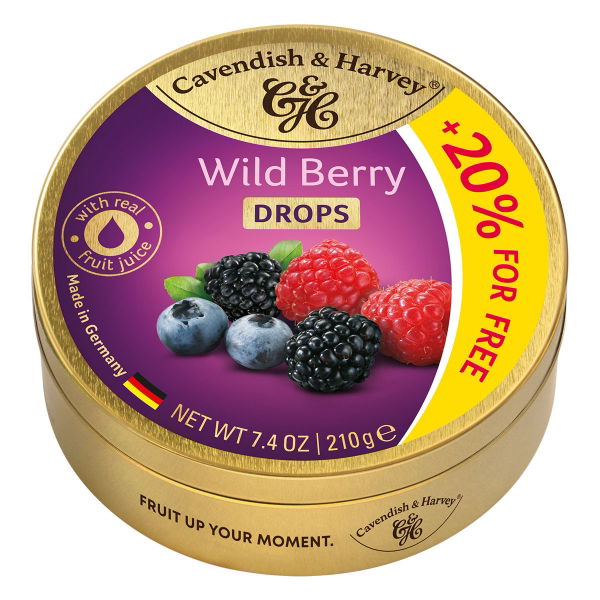 Cavendish & Harvey - Wild Berry Drops (9x200g)