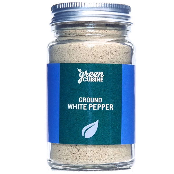 Green Cuisine 'Jars' - Pepper White Ground (6x55g)