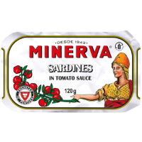 Minerva - Sardines in Tomato (12x120g)