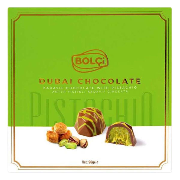 BOLCI - DUBAI CHOCOLATE Pistachio & Kadayif (12x96g)