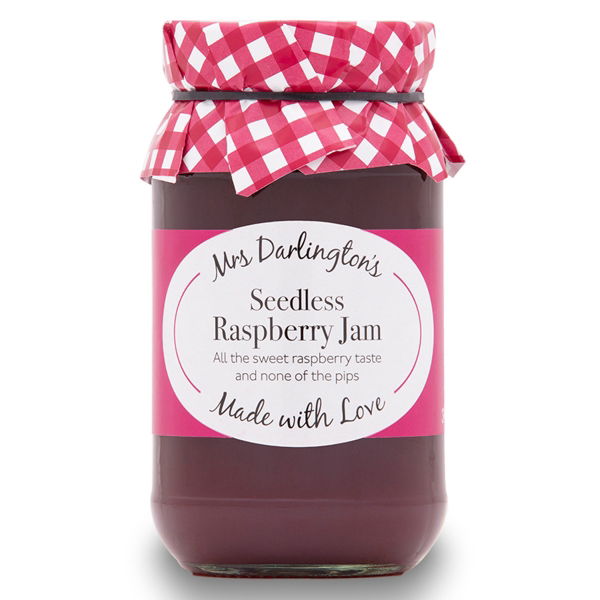 Mrs Darlington - Seedless Raspberry Jam (6x340g)