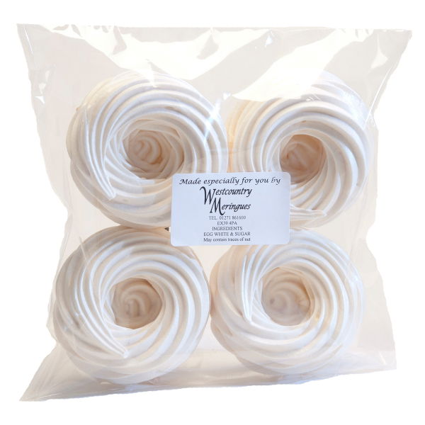 Westcountry Meringues - 'Nests' (25 Bags of 4)