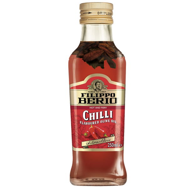 Filippo Berio - 'CHILLI' Extra Virgin Olive Oil (6x250ml)