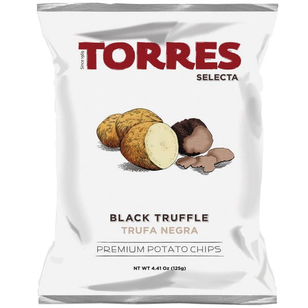 TORRES GF - Potato Chips Black Truffle (15x125g)