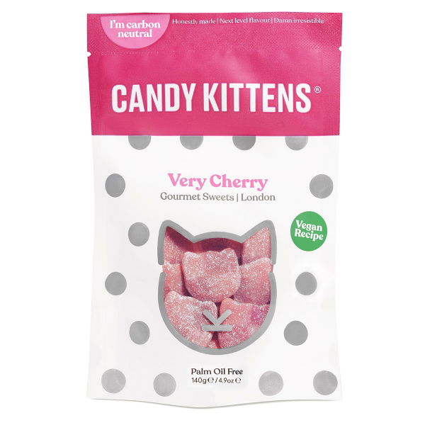 Candy Kittens - 'Very Cherry' Gourmet Sweets (10x140g)