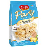 Lago - PARTY WAFERS Vanilla (10x250g)