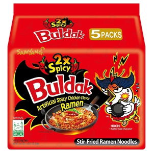 Samyang - 'Multipack' Buldak 2XSpicy Chicken Ramen (8x5x140g