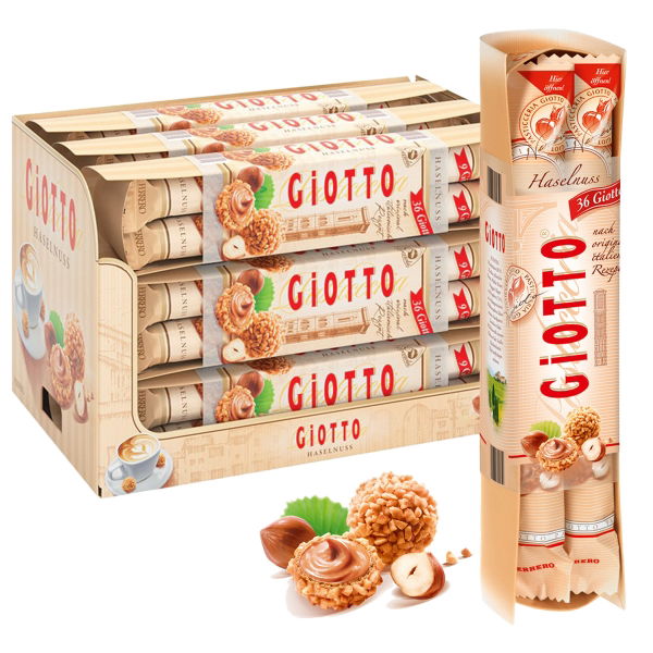 GiOTTO - Choc Hazelnut Creme Wafer '4 Bar' (9x154g)