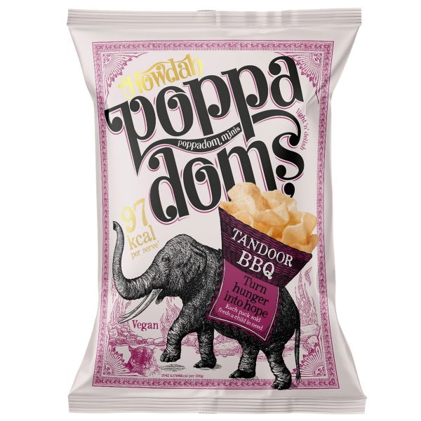 Howdah - Poppadoms 'Tandoor BBQ' (6x80g)