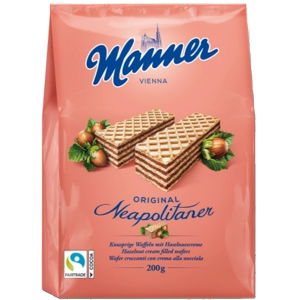 Manner - 'Share Bag' Original Hazelnut Wafers (12x200g)