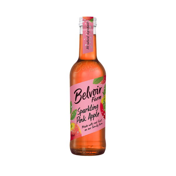 Belvoir Farm - Sparkling 'Pink Lady' Apple Juice (12x275ml)