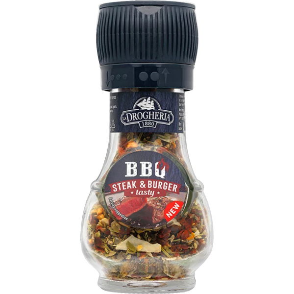 Drogheria & Alim - BBQ Steak & Burger Seasoning Mill (6x55g)