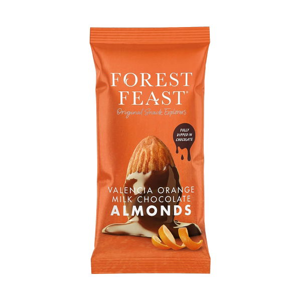 Forest Feast - SMALL Valencia Orange Milk Choc Almond (12x40