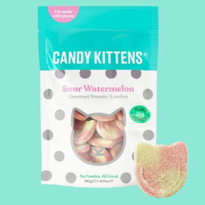 Candy Kittens - Sour Watermelon Gourmet Sweets (10x140g)