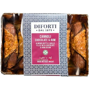 DIFORTI - Gluten Free Cannoli Chocolate & RUM (5x200g)