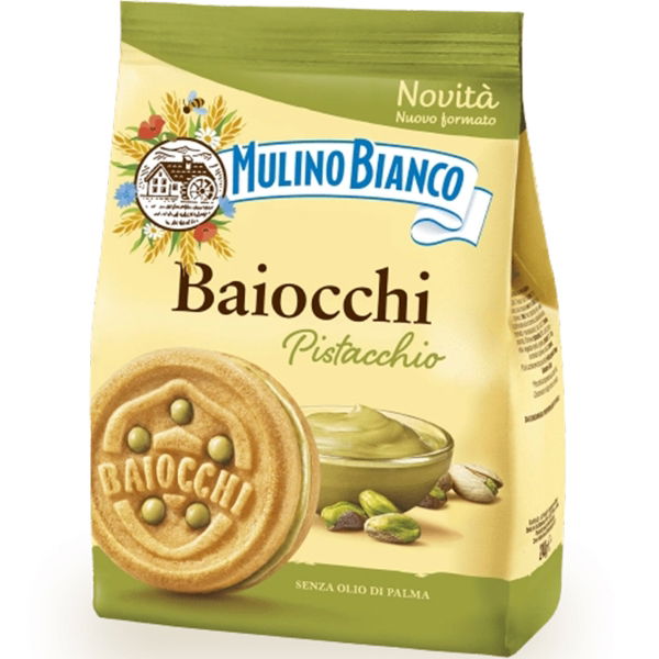 Mulino Bianco - Baiocchi al Pistachio (10x240g)