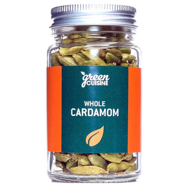 Green Cuisine 'Jars' - Cardamom Whole (6x25g)