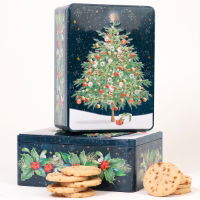 Farmhouse - Christmas Tree Embossed Tin (12x400g)
