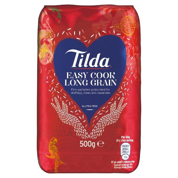 Tilda - Easy Cook Long Grain Rice (10x500g)