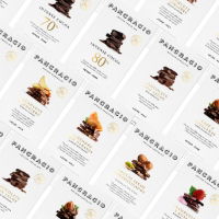 PANCRACIO - Dark Chocolate with Walnuts & Raisins (20x100g)