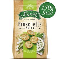 Maretti Bruschette - LARGE Sour Cream & Onion (14x150g)