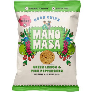 Manomasa Tortillas GF - Green Lemon & Pink P'corn (12x140g)