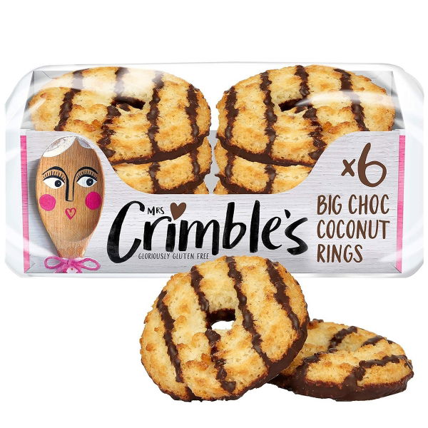 Mrs Crimble's GF - Chocolate Coconut Rings (12's)
