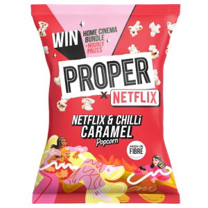 PROPER - CORN 'NETFLIX & CHILLi Caramel' Popcorn (8x90g)