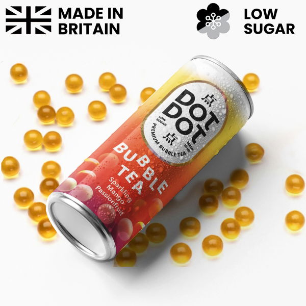 Dot Dot - CANS Bubble Tea Mango Passionfruit (12x250ml)