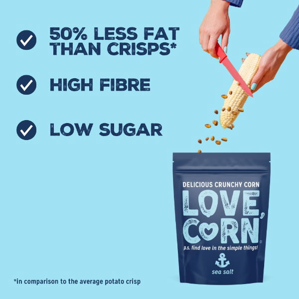 LOVE CORN - Sea Salt Cruchy Corn (6x115g)