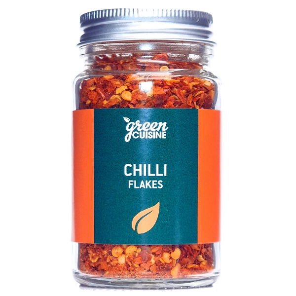 Green Cuisine 'Jars' - Chillies Crushed (6x30g)