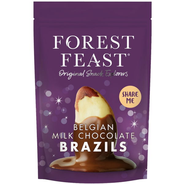 Forest Feast - Milk Chocolate Brazils SHARING (6x270g)