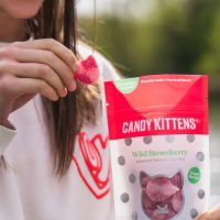 Candy Kittens - Wild Strawberry Gourmet Sweets (10x140g)