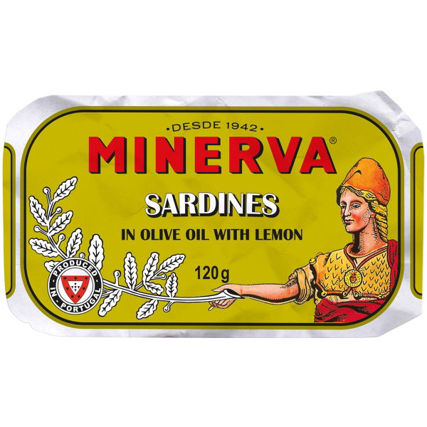 Minerva - Sardines in Olive Oil & Lemon (12x120g)