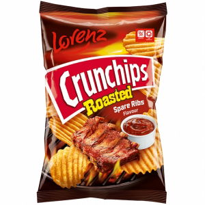 Lorenz - Crunchips X-Cut Roasted 'Spare Rib' (10x120g)