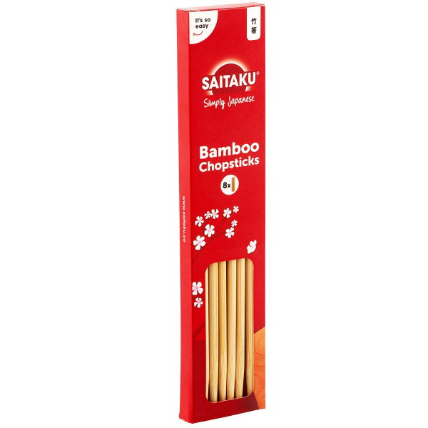 Saitaku - Bamboo Chopsticks '8 pairs' (20x57g)