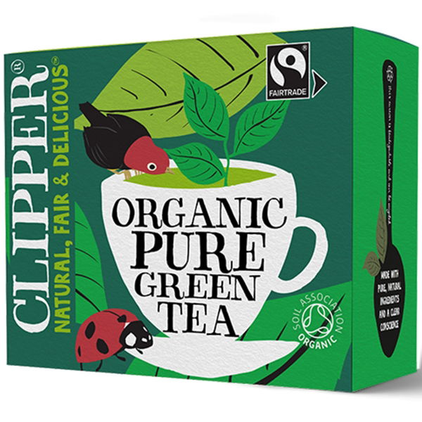 Clipper - F/T Organic Pure Green Teabags (4x80's)