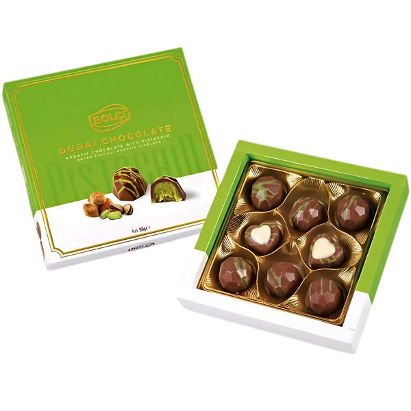 BOLCI - DUBAI CHOCOLATE Pistachio & Kadayif (12x96g)