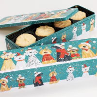 Farmhouse - Christmas Dog Rectangle Tin (12x225g)