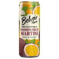 Belvoir Farm - 'Cans' Passion Fruit Martini No Alc. (12x250m