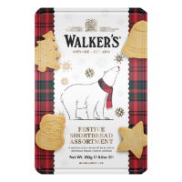 Walkers - Polar Bear Festive Shapes Tin (6x250g)