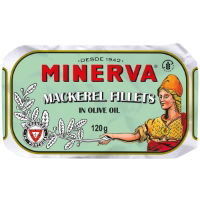 Minerva - Mackerel Fillets in Olive Oil (12x120g)