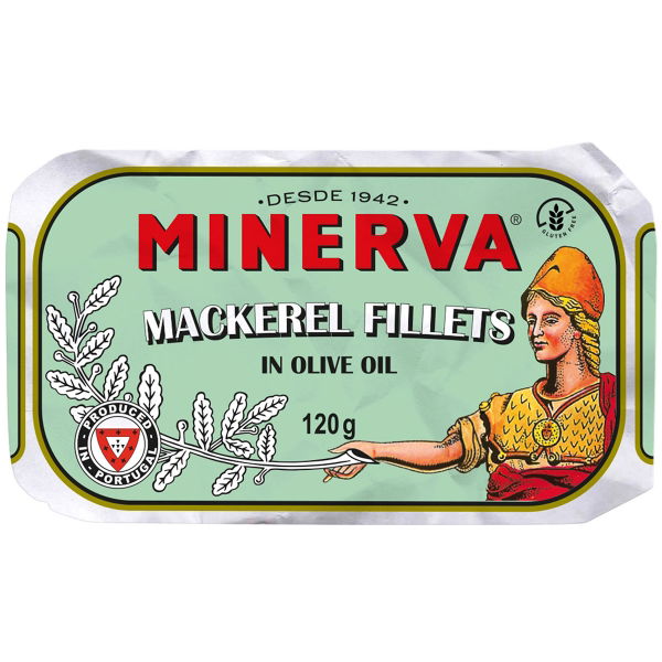 Minerva - Mackerel Fillets in Olive Oil (12x120g)