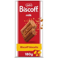 Lotus - Milk Chocolate with Biscoff Biscuit (16x180g)