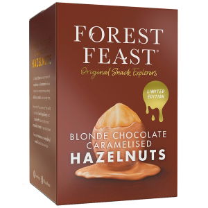 Forest Feast - Blonde Choc Caramelised Hazelnuts GIFT (6x100