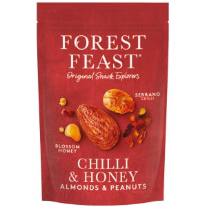 Forest Feast - Chilli & Honey Almonds & Peanuts (8x120g)